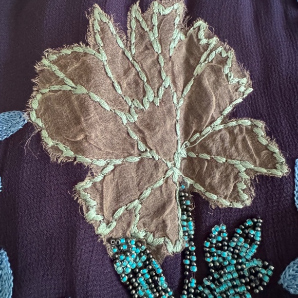 Anthropologie Not So Serious by Pallavi Mohan Woodvine dress size small - Picture 11 of 13